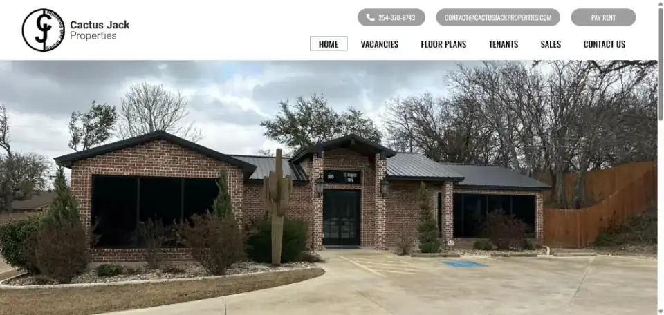 Cactus Jack Properties website preview