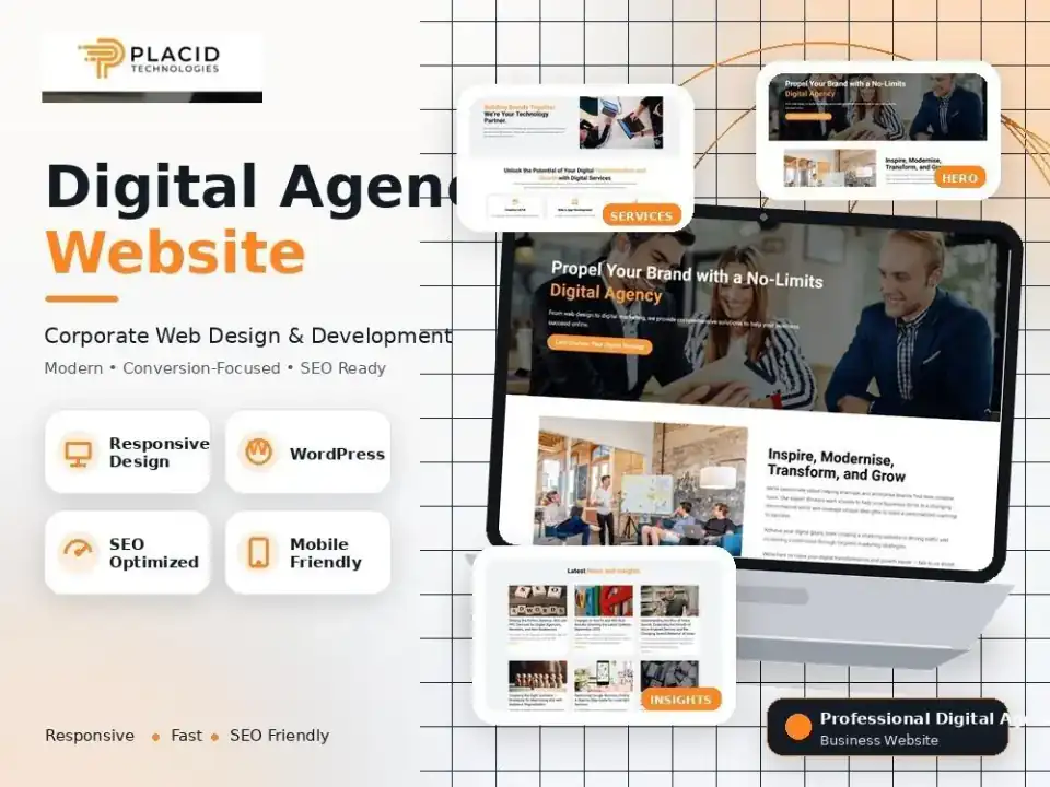 Placid Technologies website preview